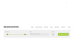 Desktop Screenshot of milanolocation.it