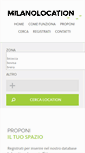 Mobile Screenshot of milanolocation.it